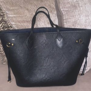 Louis Vuitton Neverfull MM monogram empreinte Noir